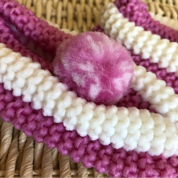 Kid's Handmade Phentex Yarn Slippers - 8.5 Toddler - Children's Slippers - Picture 4 of 8